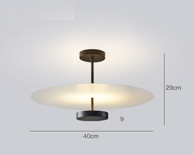 Minimalist round pendant light